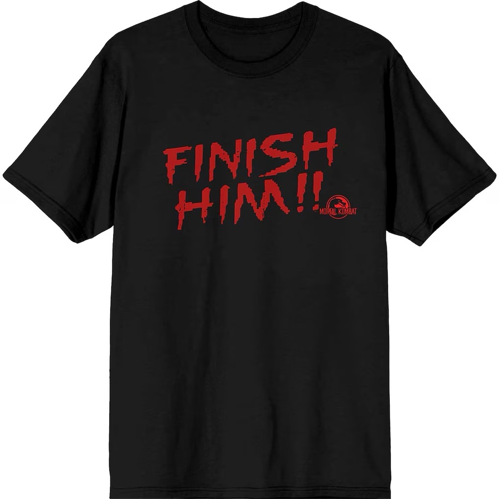 Black Graphic Mortal Kombat shirt